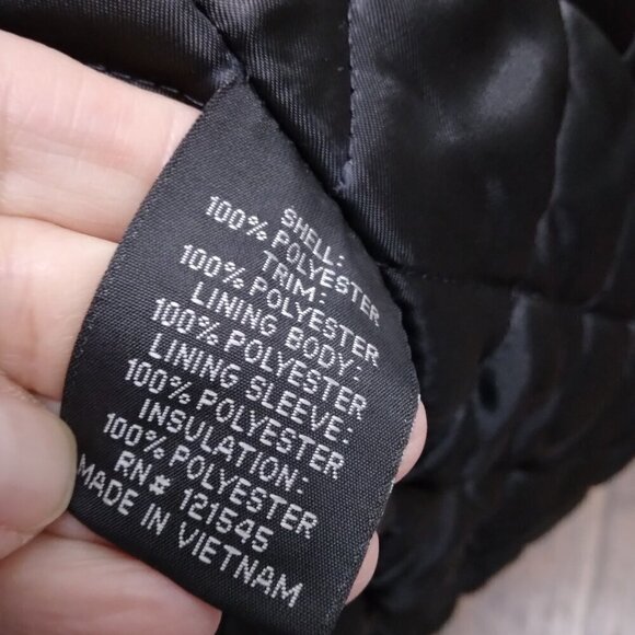 Aberdeen Collection | Men's Winter Coat Parka Front Zip/Snap Black | Size XL - Picture 9 of 10